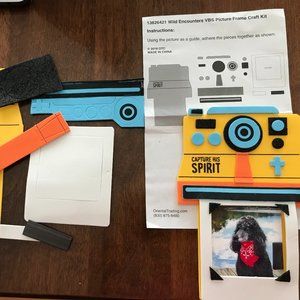 2 packages of sets of kid's Party crafts or Sunday School camera photo holder